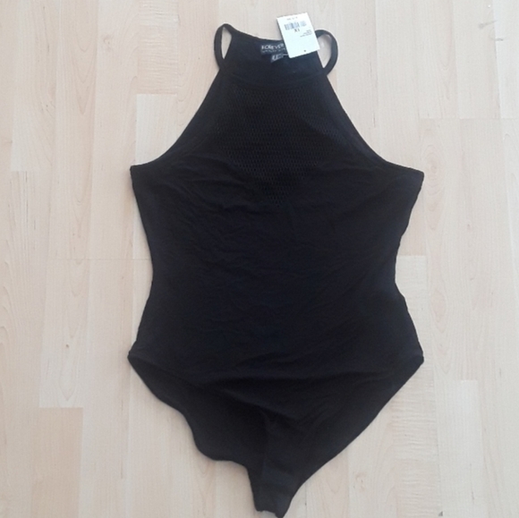 F21 Plus size mesh-panel bodysuit - Picture 3 of 7
